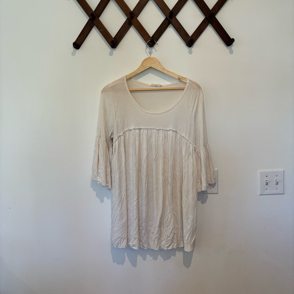 Cream Women's Blouse